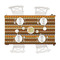 African Masks Tablecloths (58"x102") - TOP VIEW