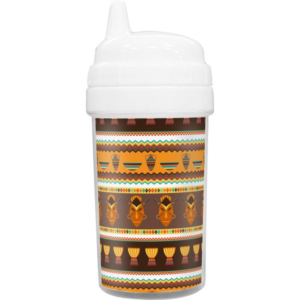 Custom African Masks Toddler Sippy Cup