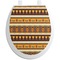 African Masks Toilet Seat Decal (Personalized)