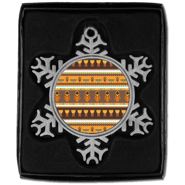 African Masks Vintage Snowflake - In box