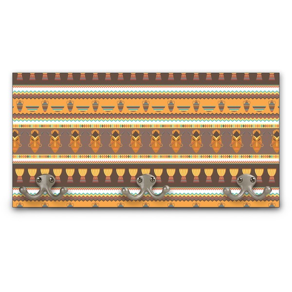 Custom African Masks Wall Mounted Coat Rack