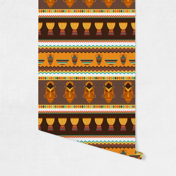 African Masks Wallpaper on Wall