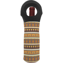 African Masks Wine Tote Bag