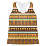 African Masks Womens Racerback Tank Top - X Small