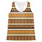 African Masks Womens Racerback Tank Top - Small