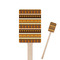 African Masks 6.25" Rectangle Wooden Stir Sticks - Single Sided