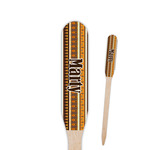 African Masks Paddle Wooden Food Picks - Double Sided