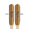 African Masks Wooden Food Pick - Paddle - Double Sided - Front & Back
