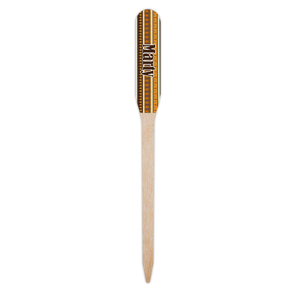 African Masks Wooden Food Pick - Paddle - Single Pick
