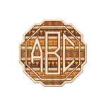 African Masks Genuine Maple or Cherry Wood Sticker