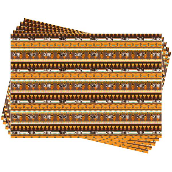 African Masks Wrapping Paper - 5 Sheets Approval
