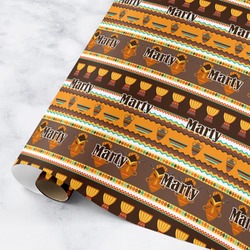 African Masks Wrapping Paper Roll - Small