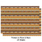 African Masks Wrapping Paper Sheet - Double Sided - Front