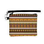 African Masks Wristlet ID Case