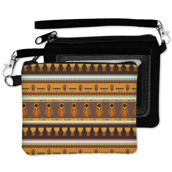 African Masks Wristlet ID Cases - MAIN