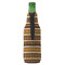 African Masks Zipper Bottle Cooler - BACK (bottle)