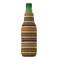 African Masks Zipper Bottle Cooler - FRONT (bottle)