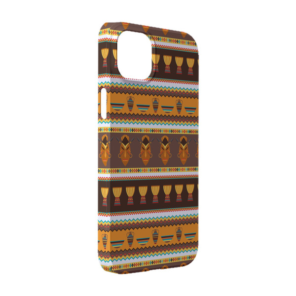 Custom African Masks iPhone Case - Plastic - iPhone 14