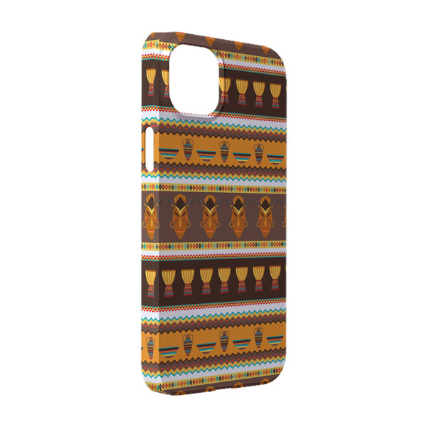 Custom African Masks iPhone Case - Plastic - iPhone 14 Pro