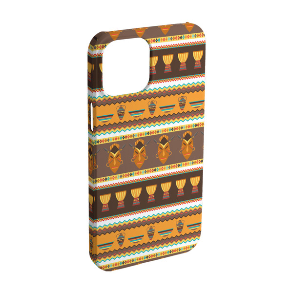 Custom African Masks iPhone Case - Plastic - iPhone 15 Pro