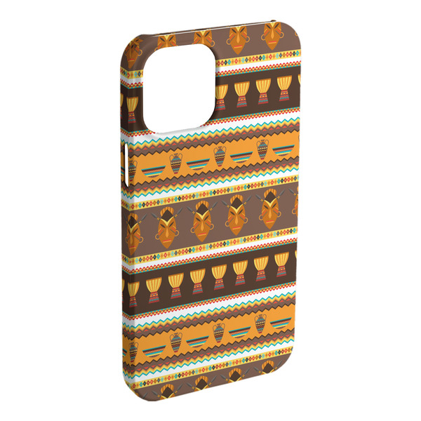 Custom African Masks iPhone Case - Plastic - iPhone 15 Pro Max