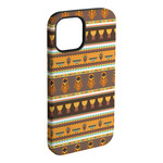 African Masks iPhone Case - Rubber Lined - iPhone 15 Pro Max