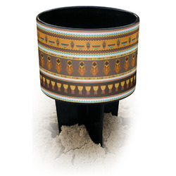 African Masks Black Beach Spiker Drink Holder