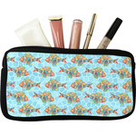 Mosaic Fish Makeup / Cosmetic Bag