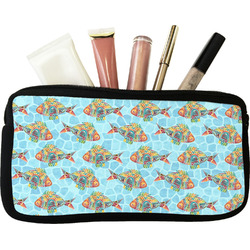 Mosaic Fish Makeup / Cosmetic Bag