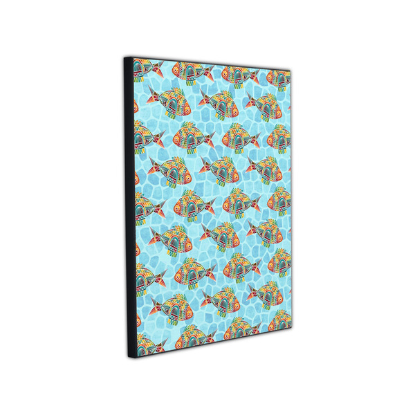 Mosaic Fish 11x14 Wood Print - Angle View