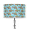 Mosaic Fish 12" Drum Lampshade - ON STAND (Poly Film)