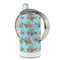 Mosaic Fish 12 oz Stainless Steel Sippy Cups - FULL (back angle)