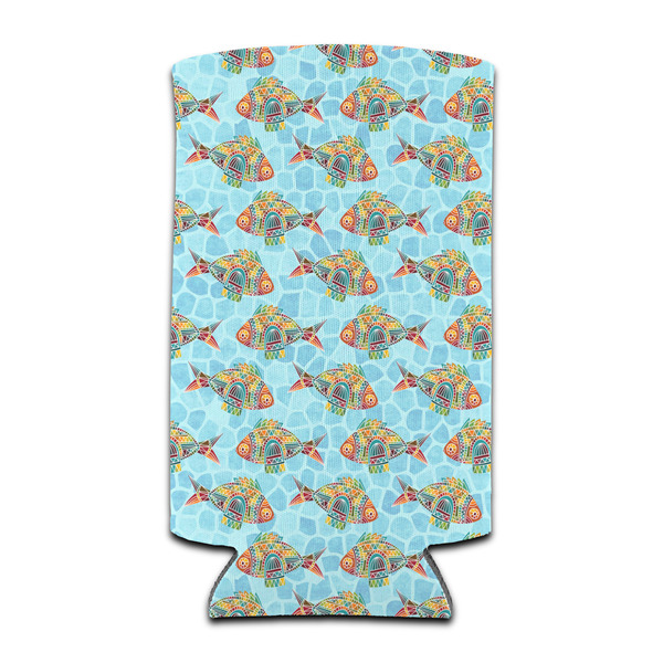 Custom Mosaic Fish Can Cooler (tall 12 oz)