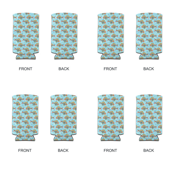 Mosaic Fish 12oz Tall Can Sleeve - Set of 4 - APPROVAL