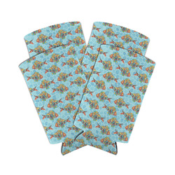 Mosaic Fish Can Cooler (tall 12 oz) - Set of 4
