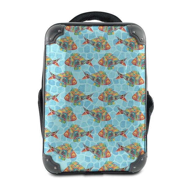 Custom Mosaic Fish 15" Hard Shell Backpack