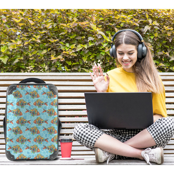 Mosaic Fish 15" Backpack - LIFESTYLE