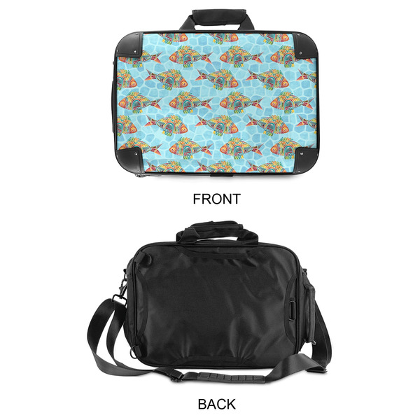 Mosaic Fish 15" Hard Shell Briefcase - APPROVAL