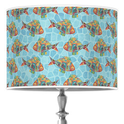 Mosaic Fish Drum Lamp Shade