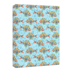 Mosaic Fish Canvas Print - 16x20