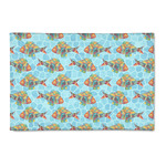 Mosaic Fish 2' x 3' Indoor Area Rug