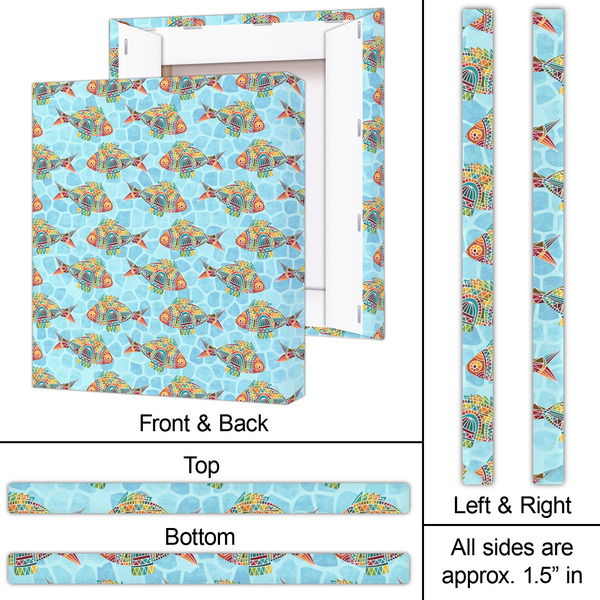 Mosaic Fish 20x24 - Canvas Print - Approval