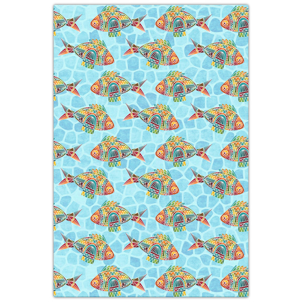 Mosaic Fish 20x30 - Canvas Print - Front View