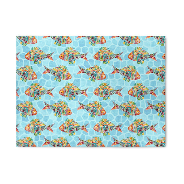 Custom Mosaic Fish Area Rug