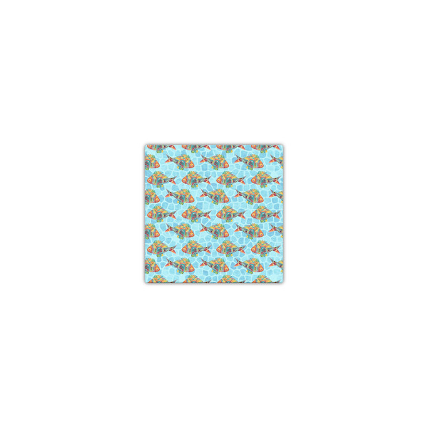 Mosaic Fish 8x8 - Canvas Print - Front View