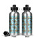 Mosaic Fish Aluminum Water Bottle - Front and Back