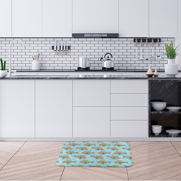 Mosaic Fish Anti-Fatigue Kitchen Mats - LIFESTYLE