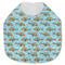 Mosaic Fish Jersey Knit Baby Bib