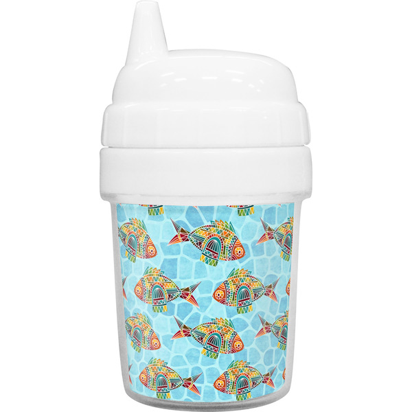 Custom Mosaic Fish Baby Sippy Cup