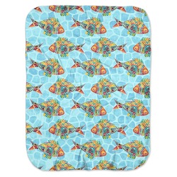 Mosaic Fish Baby Swaddling Blanket